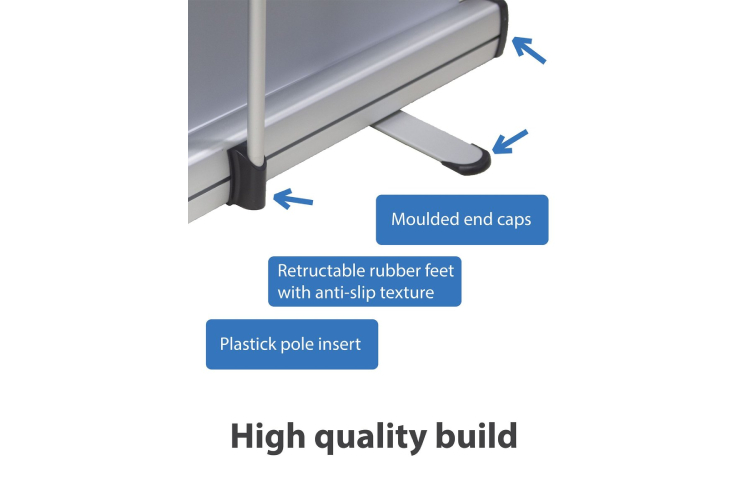 Retractable banner stands