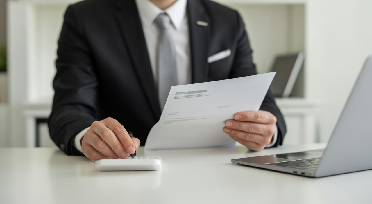 Small business owner in Kansas reviewing insurance policy options for better protection